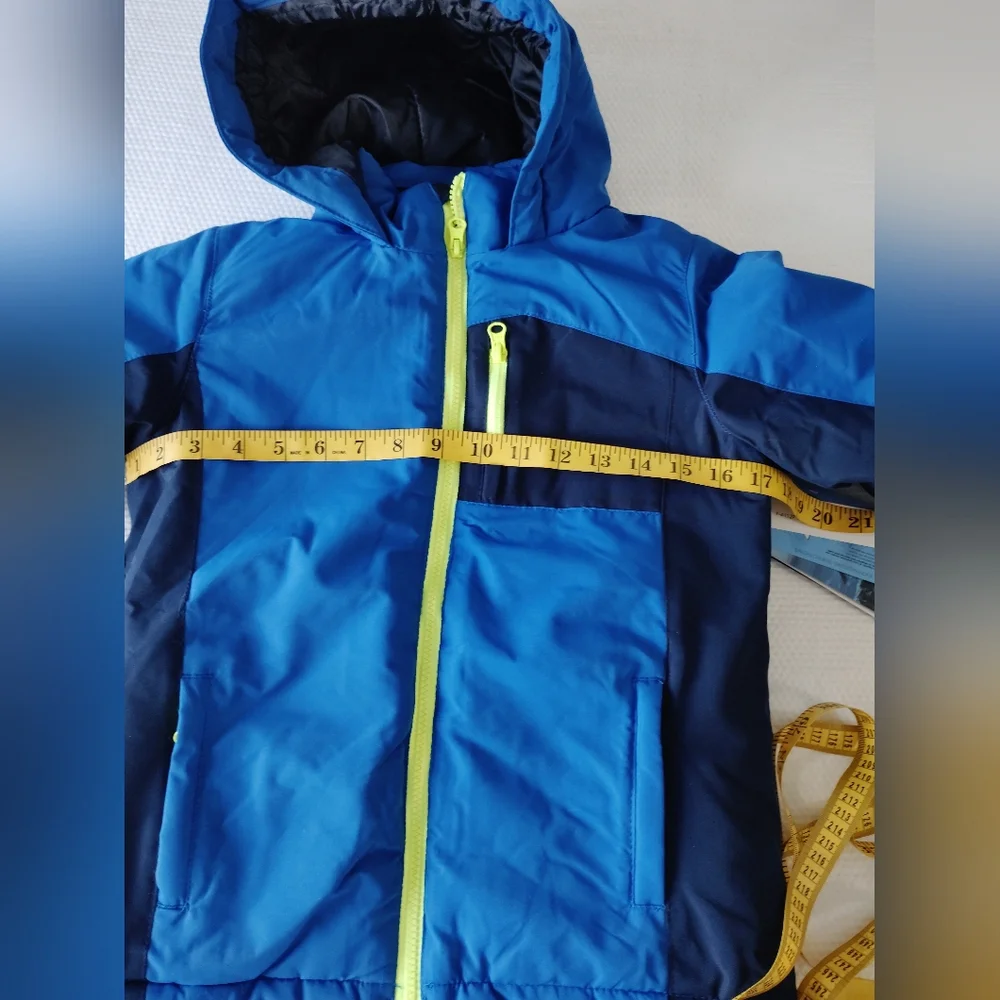 Iceburg Outerwear - Kid M (6) - Insulated Hooded Jacket - Blue